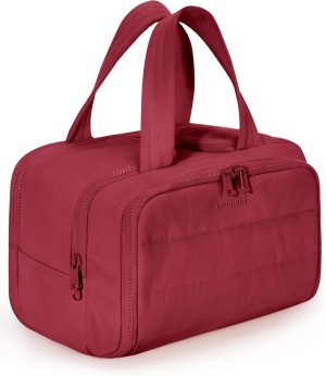 BAGSMART Travel Toiletry Bag, Puffy...