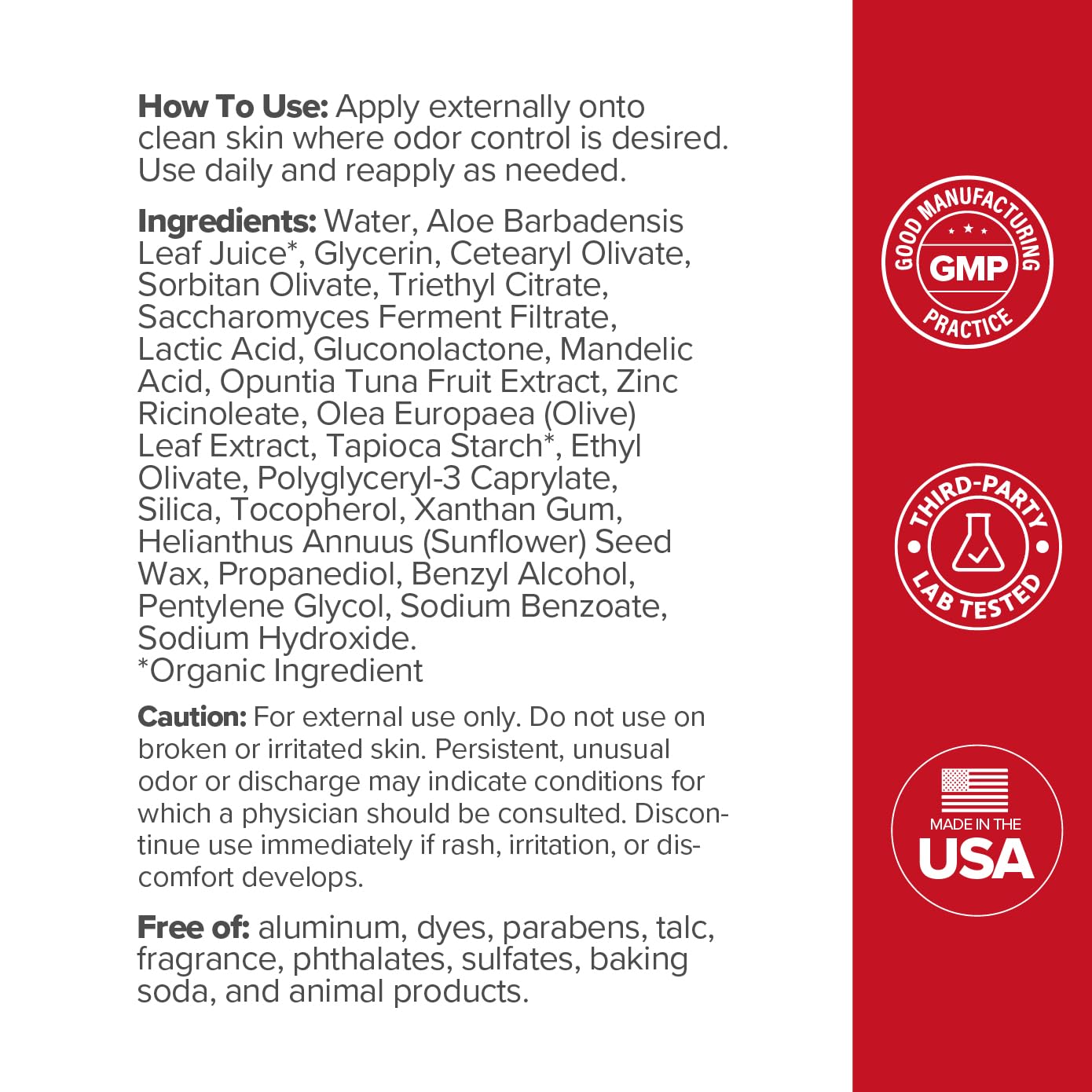 URO Intimate Deodorant – Aluminum Free, Odor & Chafing Control – 3 Oz - Image 6