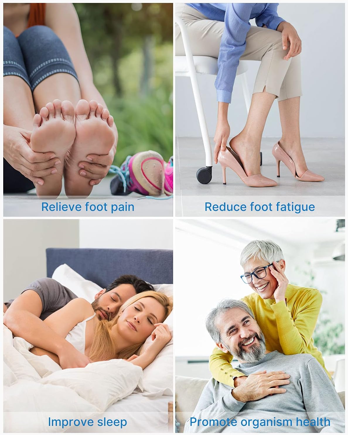 RENPHO Shiatsu Foot Massager with Heat for Plantar Fasciitis FSA Eligible | Massages Toes, Instep, Arch & Ankles, Cordless Remote, 3 Kneading Levels, Size 14, FSA Eligible HSA, Gifts for Women & Men - Image 7