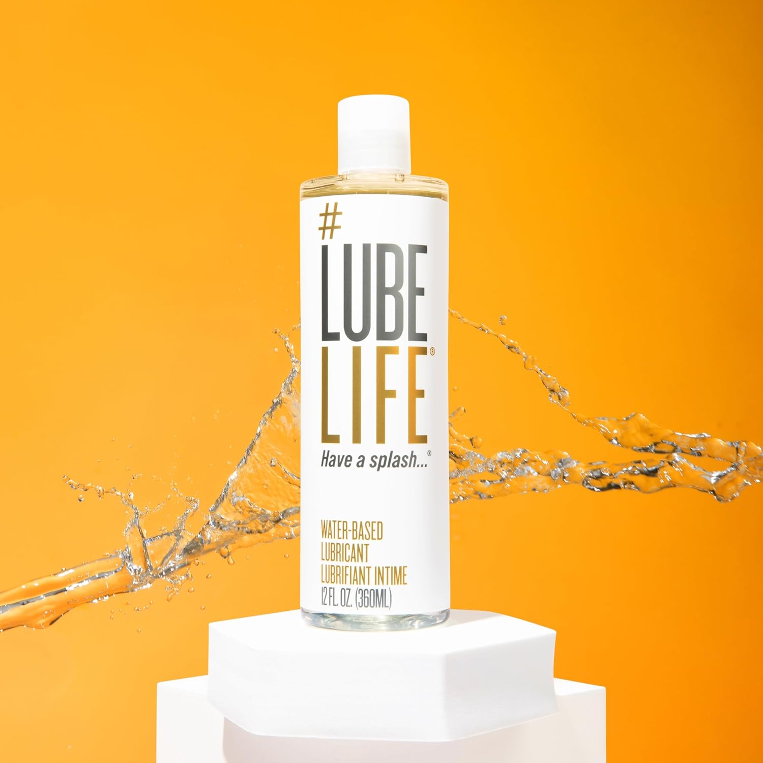 LUBELIFE Water-Based Lube – Personal Lubricant for Men, Women & Couples, Travel Size, Non-Staining, Easy Clean-Up, Toy-Safe, 12 Fl Oz | Water Based Lube for privacy, toy and condom compatible, non-staining, long-lasting smooth feel, fragrance free - Image 9