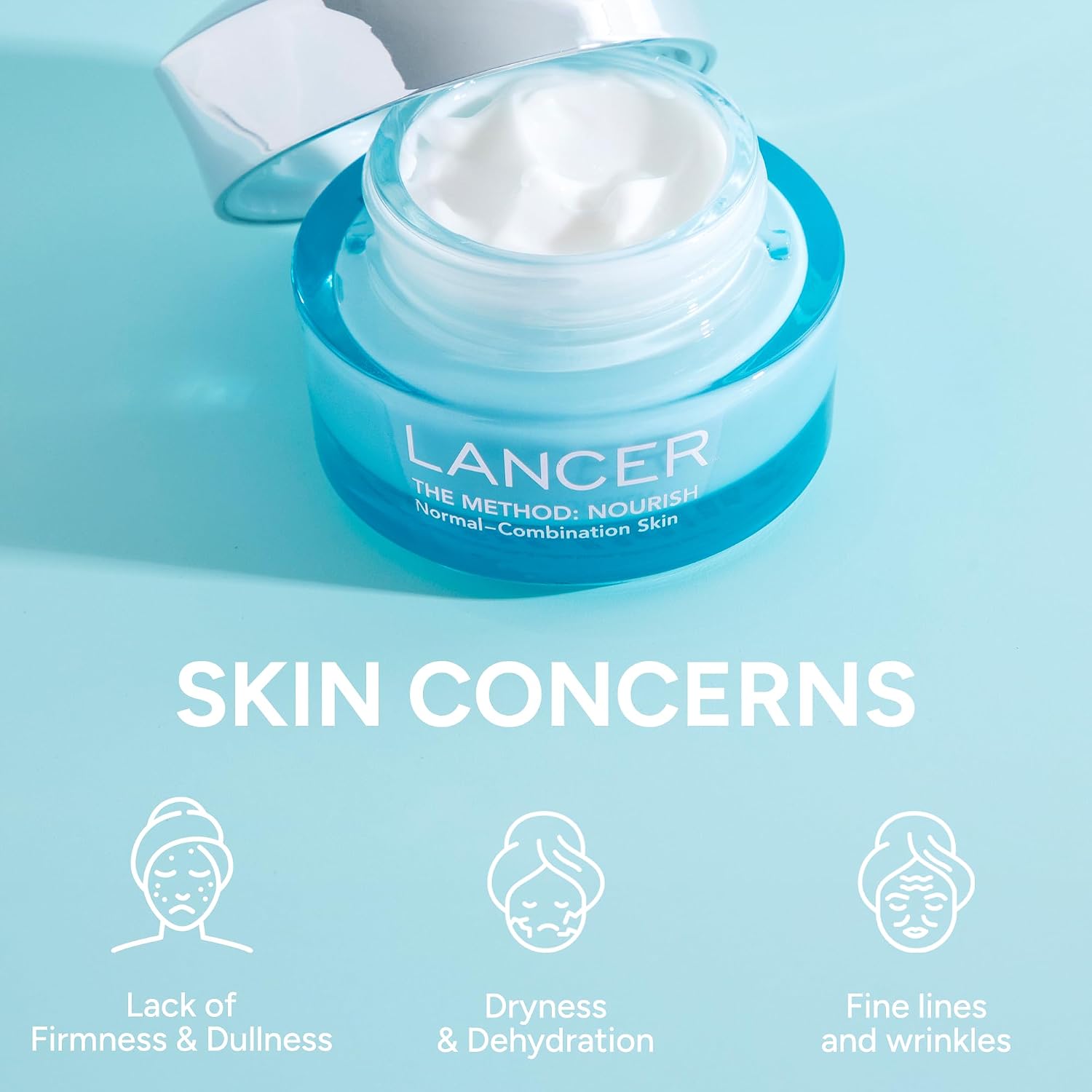 Lancer Skincare | The Method: Nourish Face Moisturizer | 1.7fl oz | Anti Aging Face Cream | Lightweight Hydration | Hyaluronic Acid | For Normal or Combination Skin | Dermatologist Developed - Image 5
