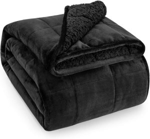 Sherpa Fleece Weighted Blanket for ...