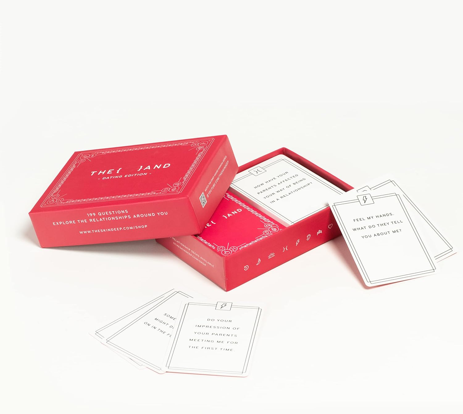 {THE AND} Dating Edition - 199 Thoughtful Conversation Cards for Dating Couples - Questions to Get to Know Your New Person & Create Connections - Fun Date Night Card Game for Adults by The Skin Deep - Image 7