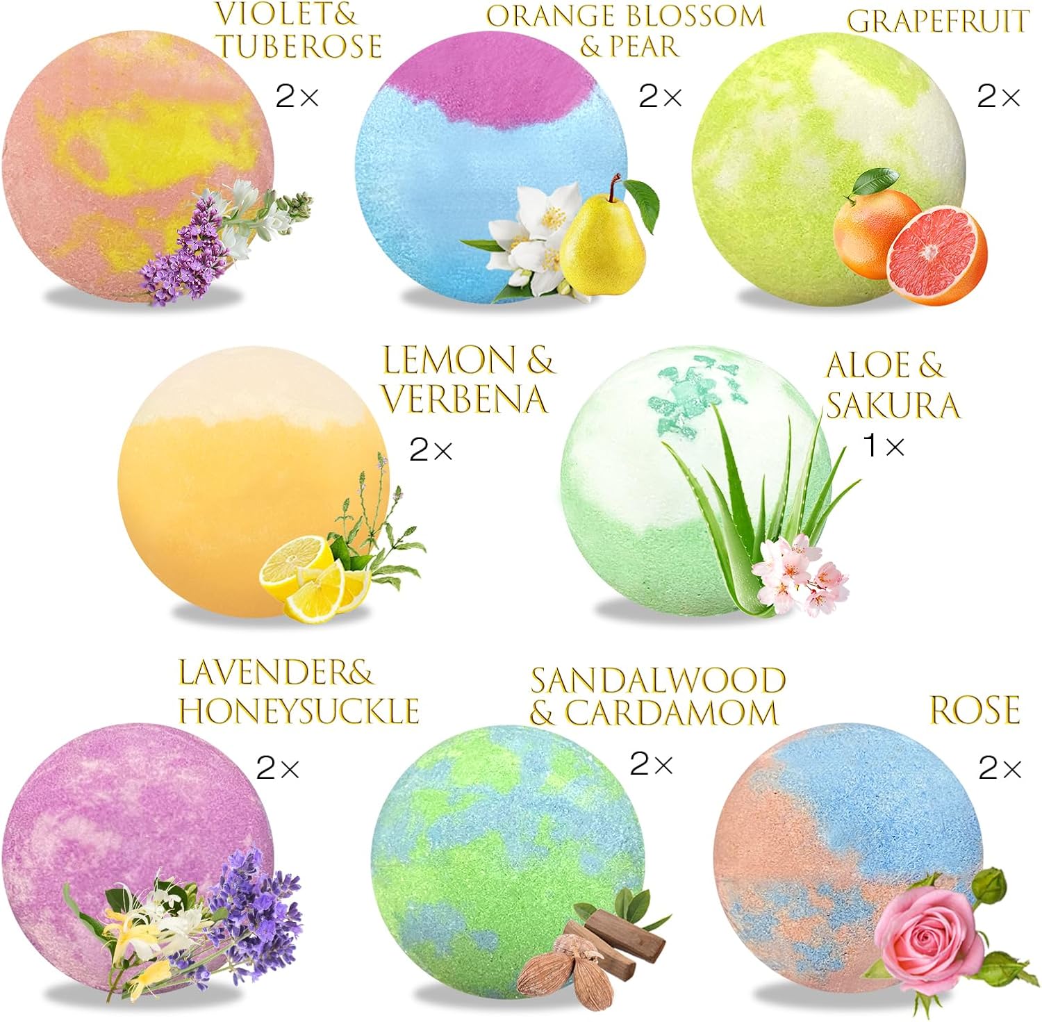 Bath Bombs for Women Gift Set, 15 Pcs Handmade Bubble Bathbombs, Shea & Coco Butter Dry Skin Moisturize, SPA Relaxing Gifts for Women & Men, Her, Girls, Wife, Birthday - Image 2