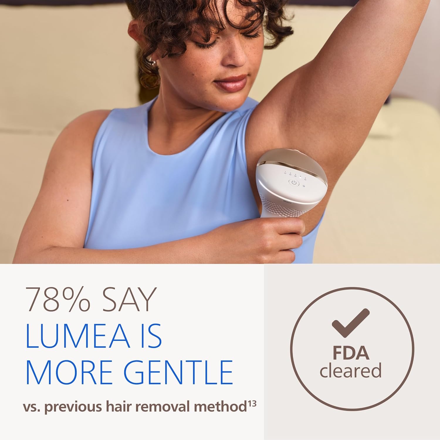 Philips Lumea IPL — Salon-Like Laser Hair Removal for Women, Permanent Hair Reduction Device At Home for Face & Body — Safe & Painless for Face, Bikini, Body, 5 Settings & Skin Sensors, BRI984/03 - Image 5