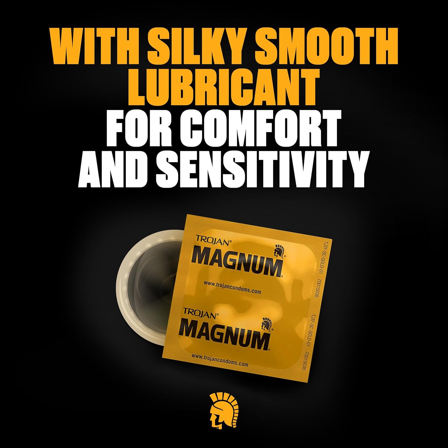 TROJAN Magnum Lubricated Large Condoms, Comfortable and Smooth Lubricated, America’s Number One Condom, 36 Count Pack | Comfortable and Smooth Lubricated Condoms, America's Number One Condom - Image 3