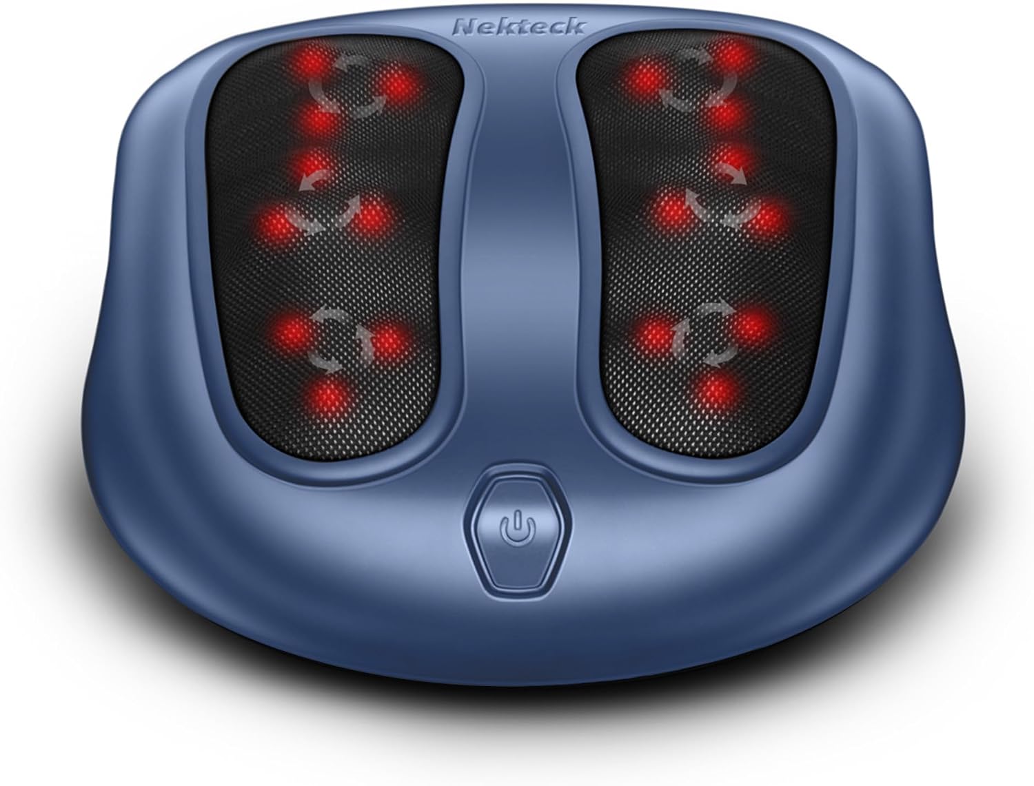 Nekteck Shiatsu Foot Massager with Heat for Neuropathy, Plantar Fasciitis | HSA Eligible FSA Electric Foot Massager Machine for Pain Relief and Circulation, Ideal Gifts for Women Man Her Him Dad