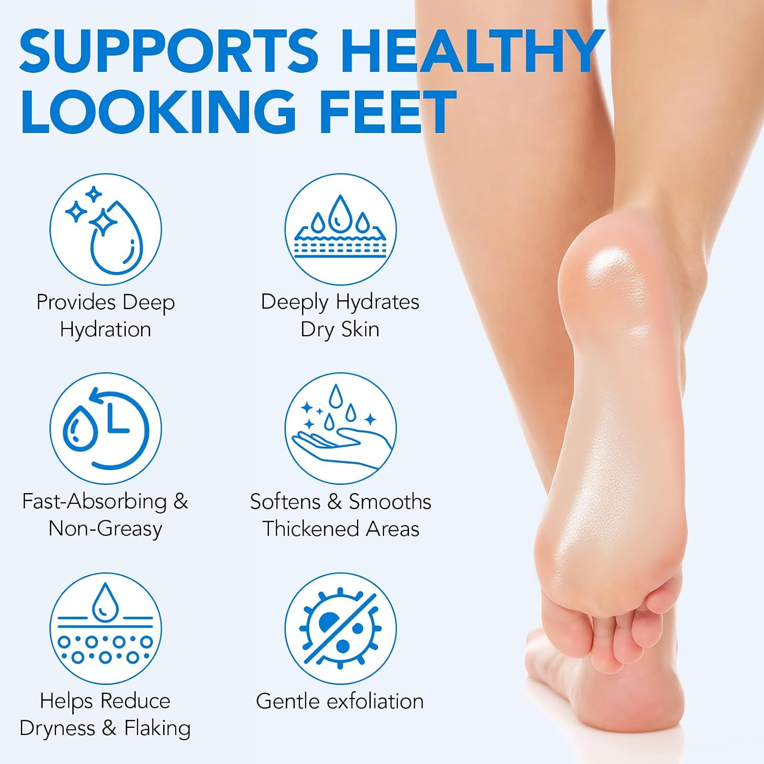 Uruses Urea Cream 60% plus Salicylic Acid 2% Urea Foot Care Stick, Foot Cream for Foot Callus Remover, Feet Moisturizer Stick for Dry Cracked Heels, Hands, Knees, Hydrating Heel Balm, Easy To Use - Image 4