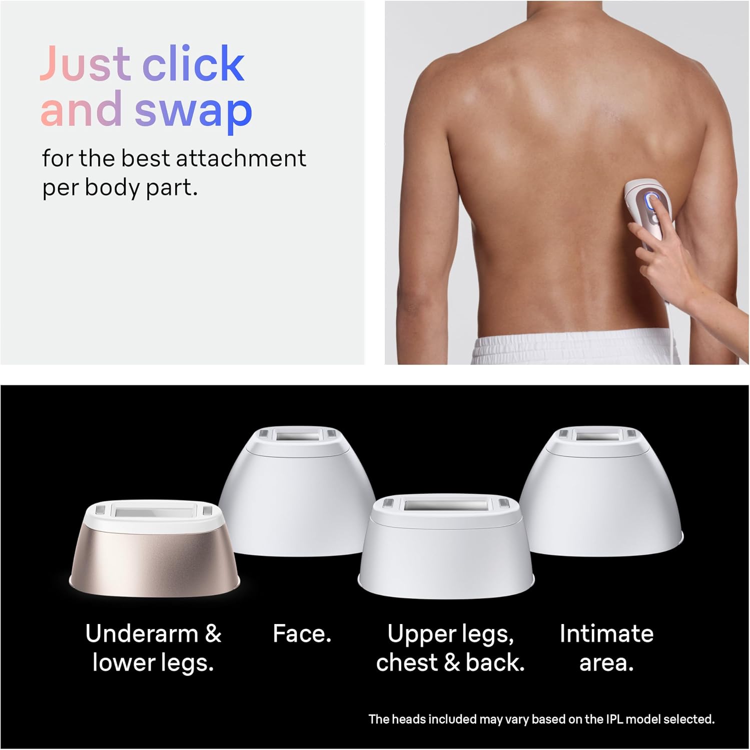 Braun Skin i-Expert Smart IPL PL7219 at Home Laser Hair Removal for Women and Men with App, Premium Pouch, Venus Razor, 2 Smart Heads, Facial Trimmer - Image 5
