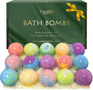 Bath Bombs for Women Gift Set, 15 P...