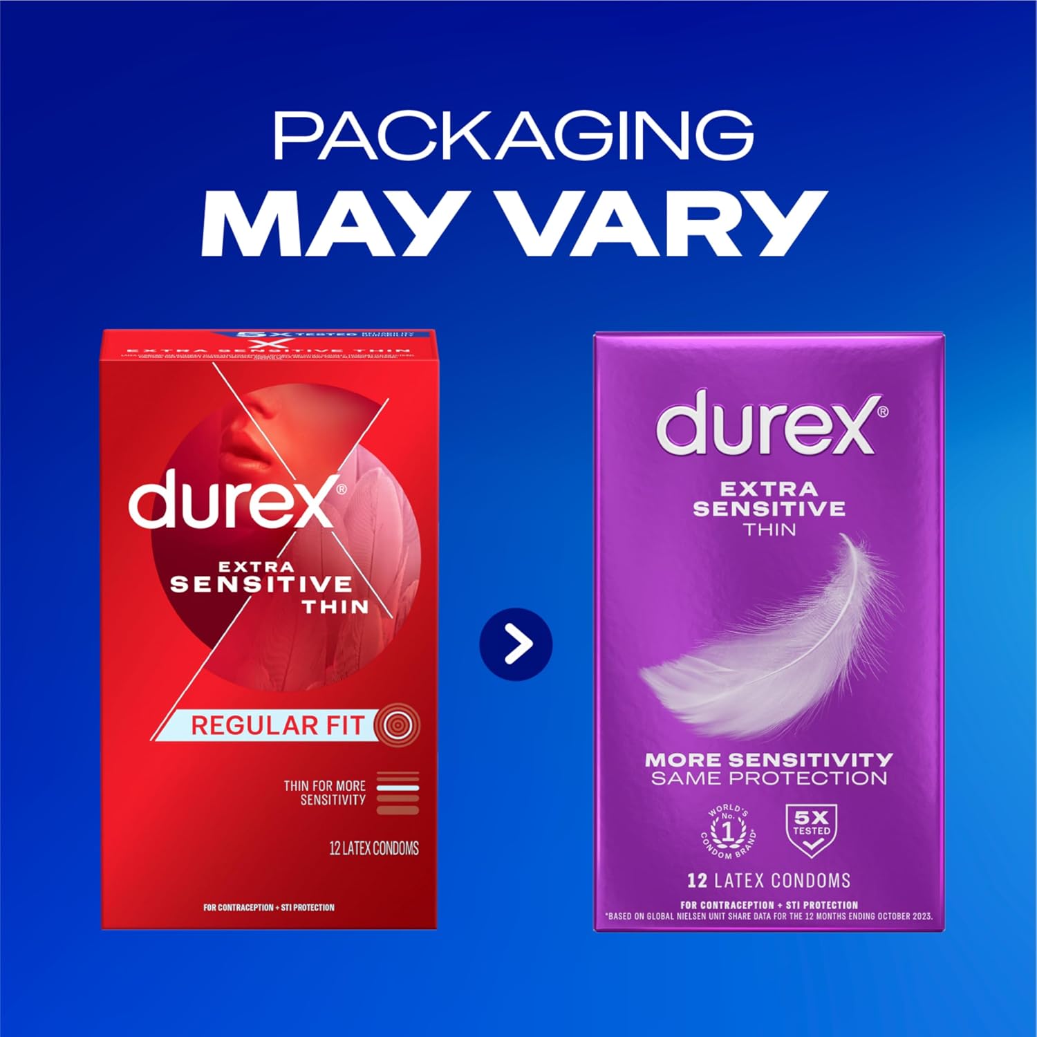 Durex Extra Sensitive Thin Condoms, Lubricated Latex Condoms for Men, 12 Count - Image 11