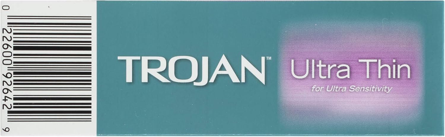 Trojan Ultra Thin Latex Lubricated Condoms for Men, 12 Count | Thin Condoms for a More Natural Feeling, Premium Latex, Help Reduce Risk of Pregnancy and STIs - Image 13