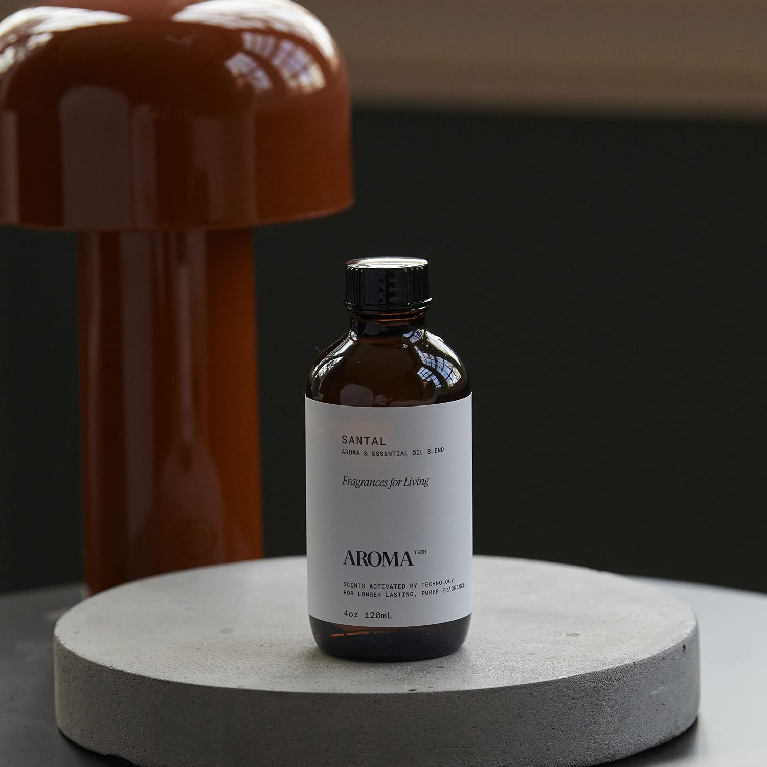 AromaTech Santal & The Hotel Set | Gift Set of Aroma Diffuser Essential Oils Blend of Santal Cardamom, Papyrus, Musk | The Hotel Peach, Red Rose, Pine - 120 Milliliter - Image 6