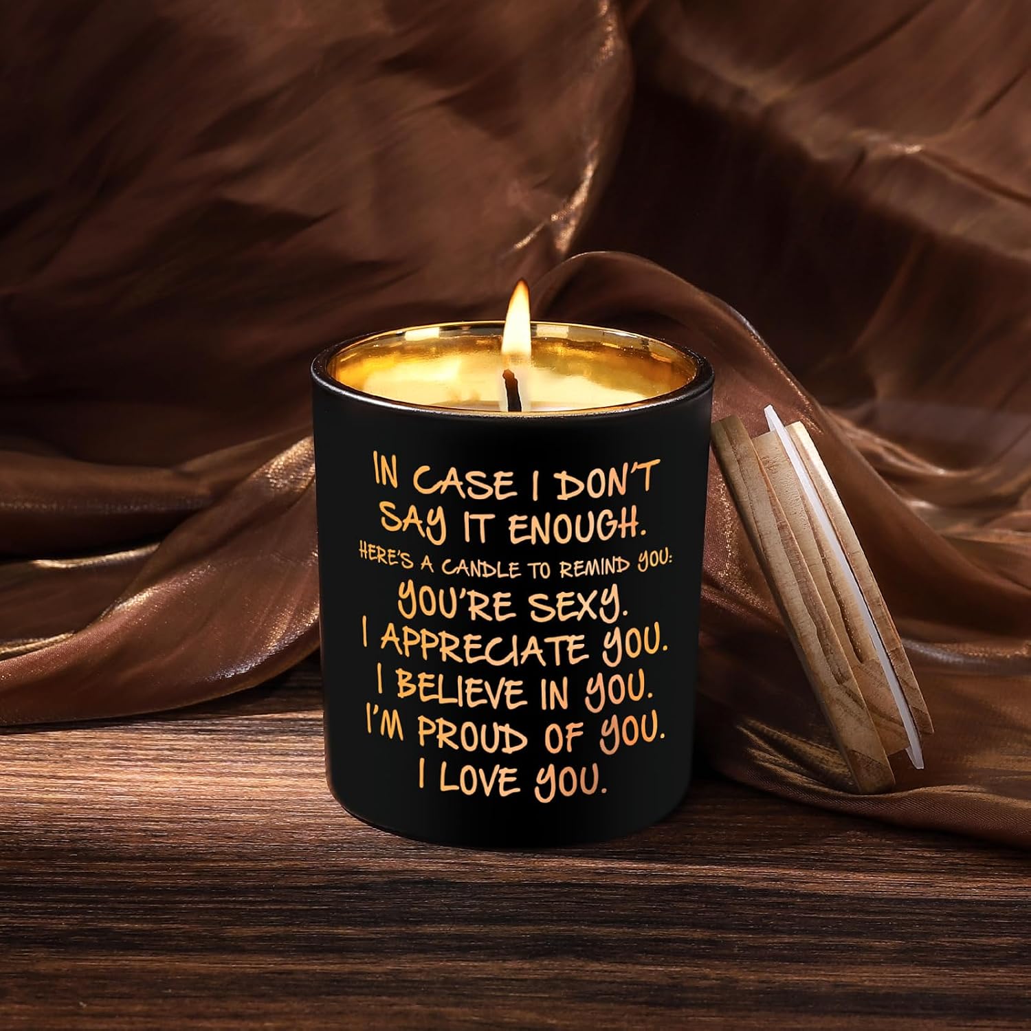 Gifts for Him Husband Boyfriend Funny Lavender Scented Soy Candle for Men | Romantic Unique Fathers Day Christmas Anniversary Birthday I Love You Gifts for Him - Image 4
