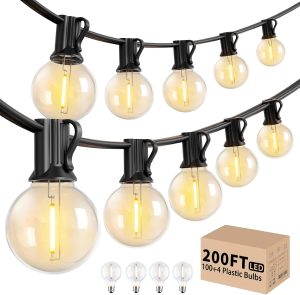 LACHON Outdoor String Lights Waterp...