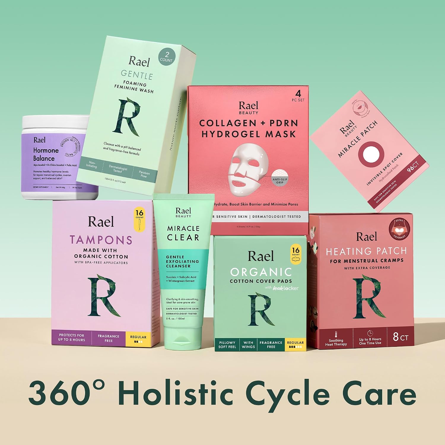 Rael Organic Cotton Cover Sanitary Pads for Women Moderate (Regular, 28 Ct) | Ultra Thin Period Pads with Wings, Regular Absorbency, Unscented, Chlorine Free, Period Essentials, Feminine Care - Image 8