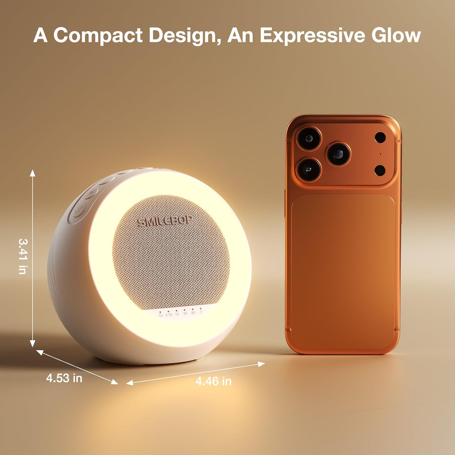 White Noise Sound Machine with Night Light, Portable Sound Machine for Baby and Adults with 10-Color Night Light, 32 Soothing Sounds & 5 Timer for Nursery, Home Office Privacy and Travel - Image 7