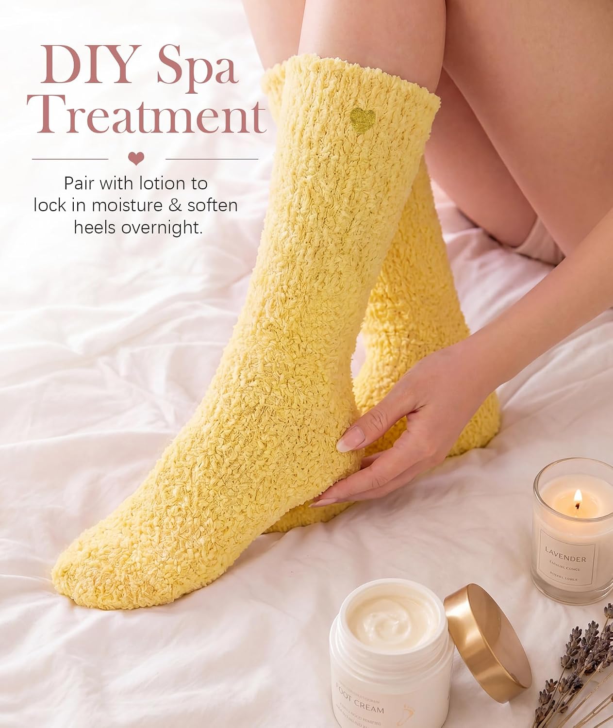 Fuzzy Socks for Women in Gift Box,Gifts for Women with Thinking of You Wrap | Ready to gift no extra wrapping; Gifts for women/ mom/ friend/ bridesmaid/ teacher/ self care/ get well/ sympathy/ postpartum - Image 5