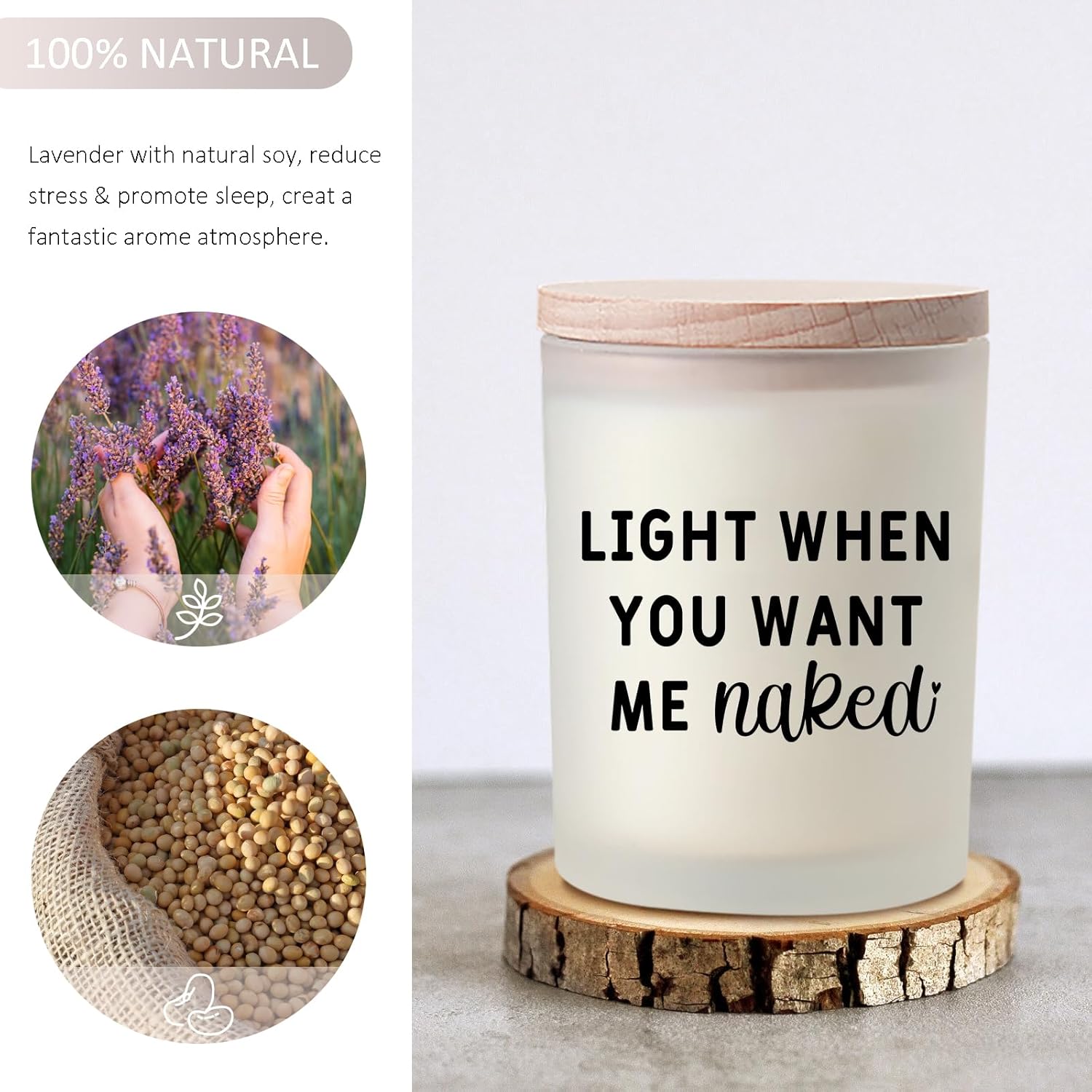 Gifts for Him Boyfriend Husband Men Couples Gift Ideas, Romantic Valentines Day Gift for Him, Naughty Boyfriend Birthday Gifts, Funny Anniversary Presents for Men husband Couple, Christmas, Candles - Image 2