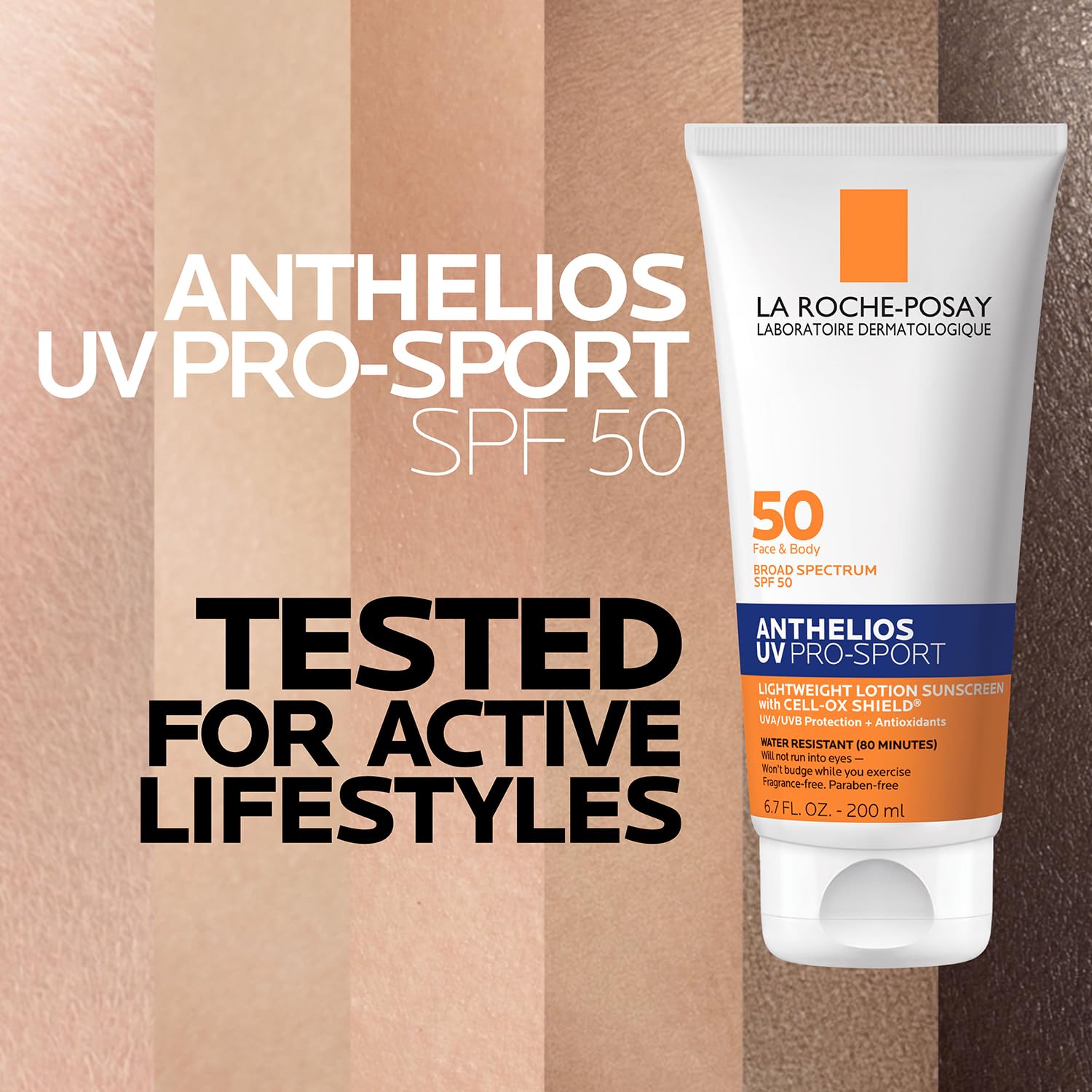 La Roche-Posay Anthelios UV Pro-Sport Sunscreen for Face & Body, Water & Sweat Resistant, Invisible Broad Spectrum Sunscreen, Lightweight & Breathable Skin Sun Protection - Image 7