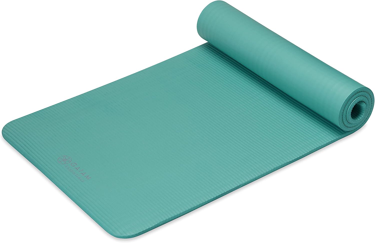 Gaiam Thick Yoga Mat, Exercise & Fitness Mat with Easy-Cinch Carrying Strap | Non-Slip NBR Foam | Joint Cushioning | Yoga, Pilates, Fitness & Floor Workouts | 72"L x 24"W - Image 8