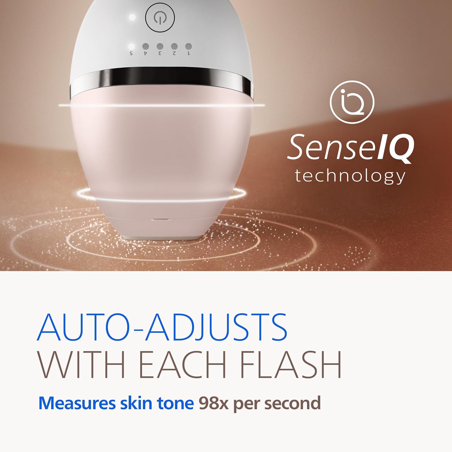 Philips Lumea IPL — Salon-like Laser Hair Removal, Permanent Hair Reduction Device At Home for Body & Facial Hair Removal for Women with Unique UV Filter for Face — 5 Settings, Skin Sensors, BRI932/03 - Image 6