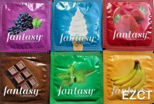 Fantasy Flavored Condoms Pack 48 Co...
