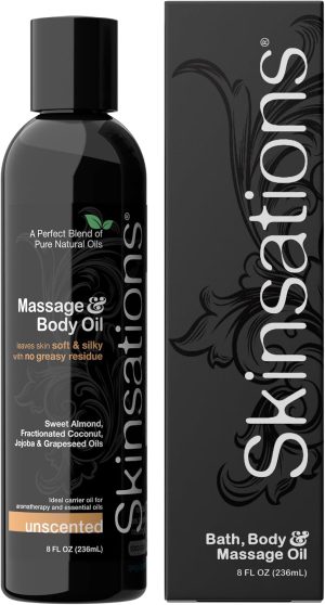 Unscented Massage Oil for Massage T...