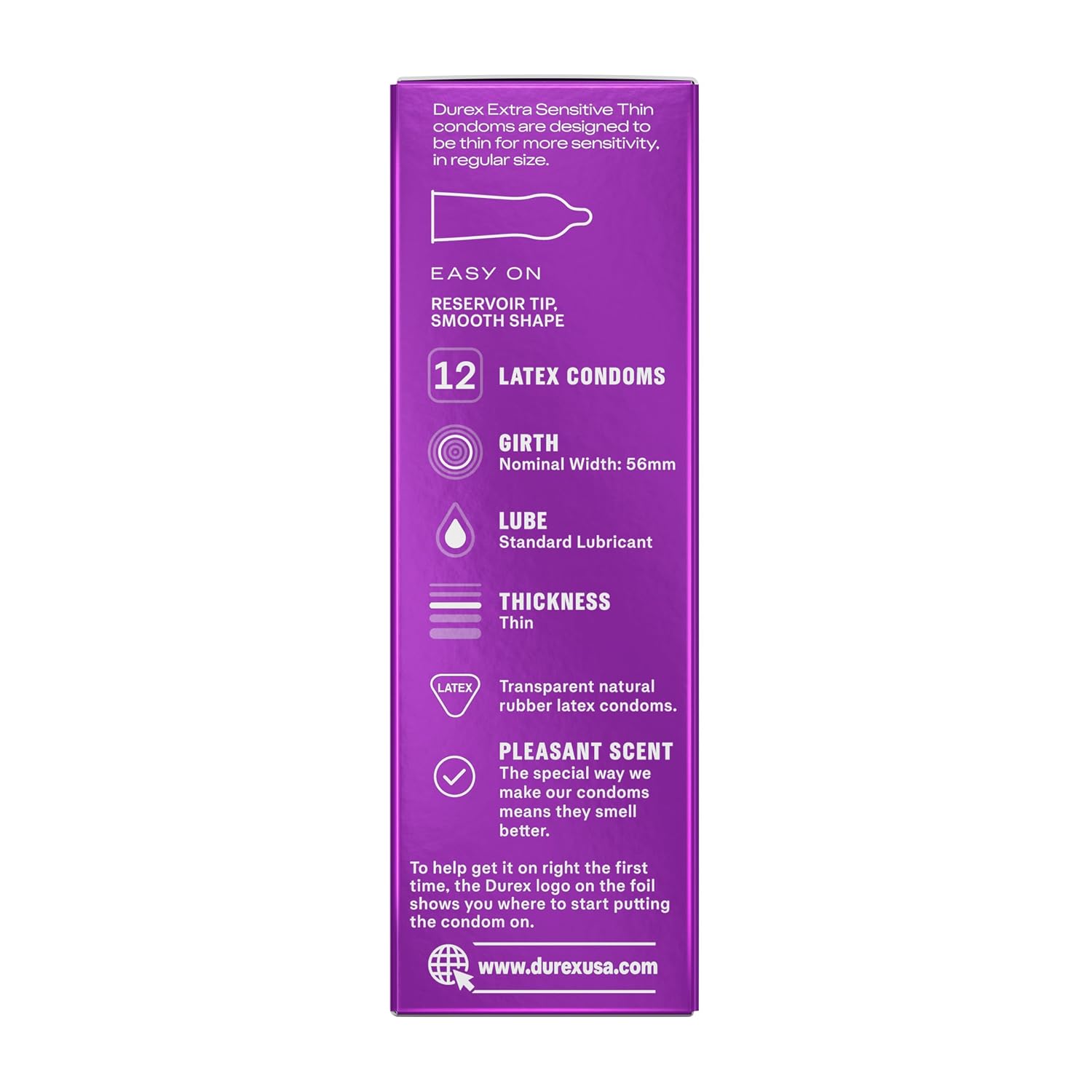 Durex Extra Sensitive Thin Condoms, Lubricated Latex Condoms for Men, 12 Count - Image 13
