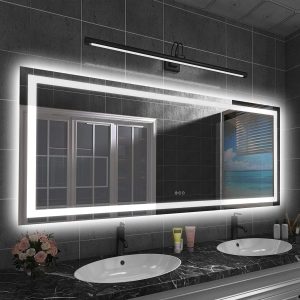 LED Bathroom Mirror, 72″X32&#...
