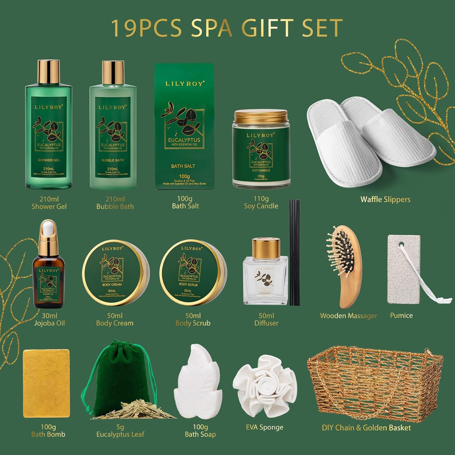 Spa Skin Care Gifts Set - 18Pcs Luxurious Spa Gift Baskets for Women & Men | Spa Kit, Spa Gifts for Mom & Dad, Christmas, Mother‘s Day, Valentine’s, Father's Day, Birthday. Hydrating for all skin types - Image 3