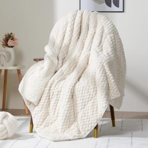 Fleece Weighted Blanket for Adults ...