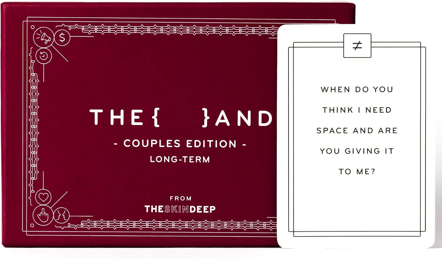{THE AND} Long Term Couples Edition - 199 Meaningful Conversation Cards for Couples - Questions to Reconnect & Deepen Relationships - Couples Card Game to Reflect & Rediscover Love by The Skin Deep - Image 7