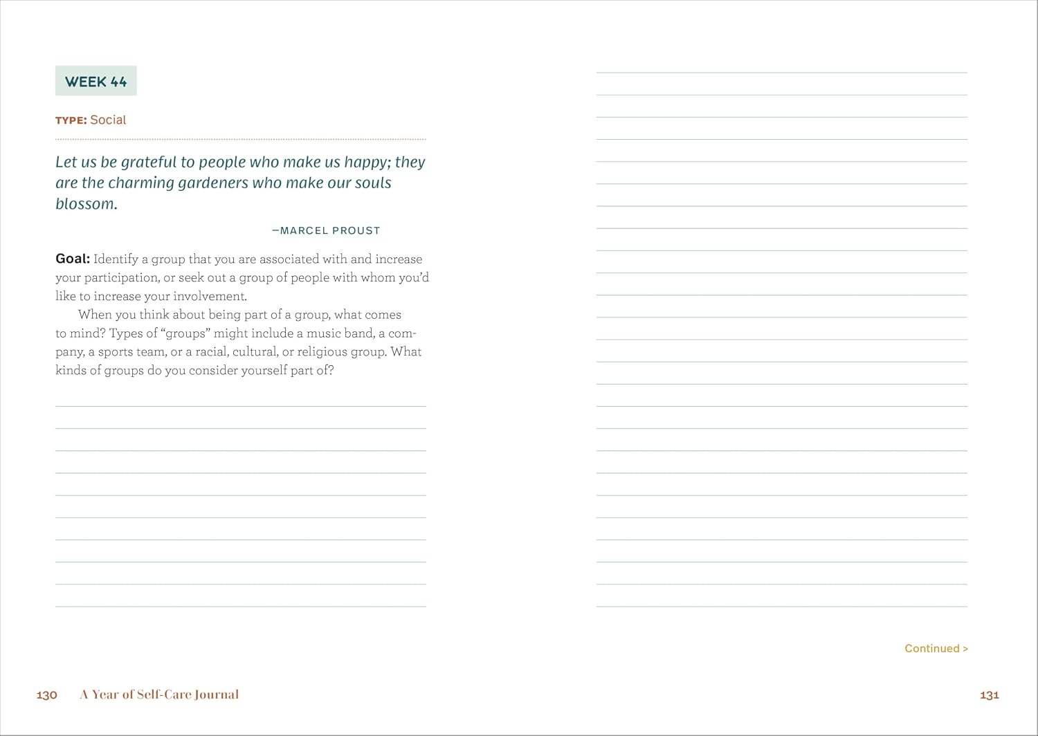 A Year of Self-Care Journal: 52 Weeks to Cultivate Positivity & Joy (A Year of Reflections Journal) - Image 5