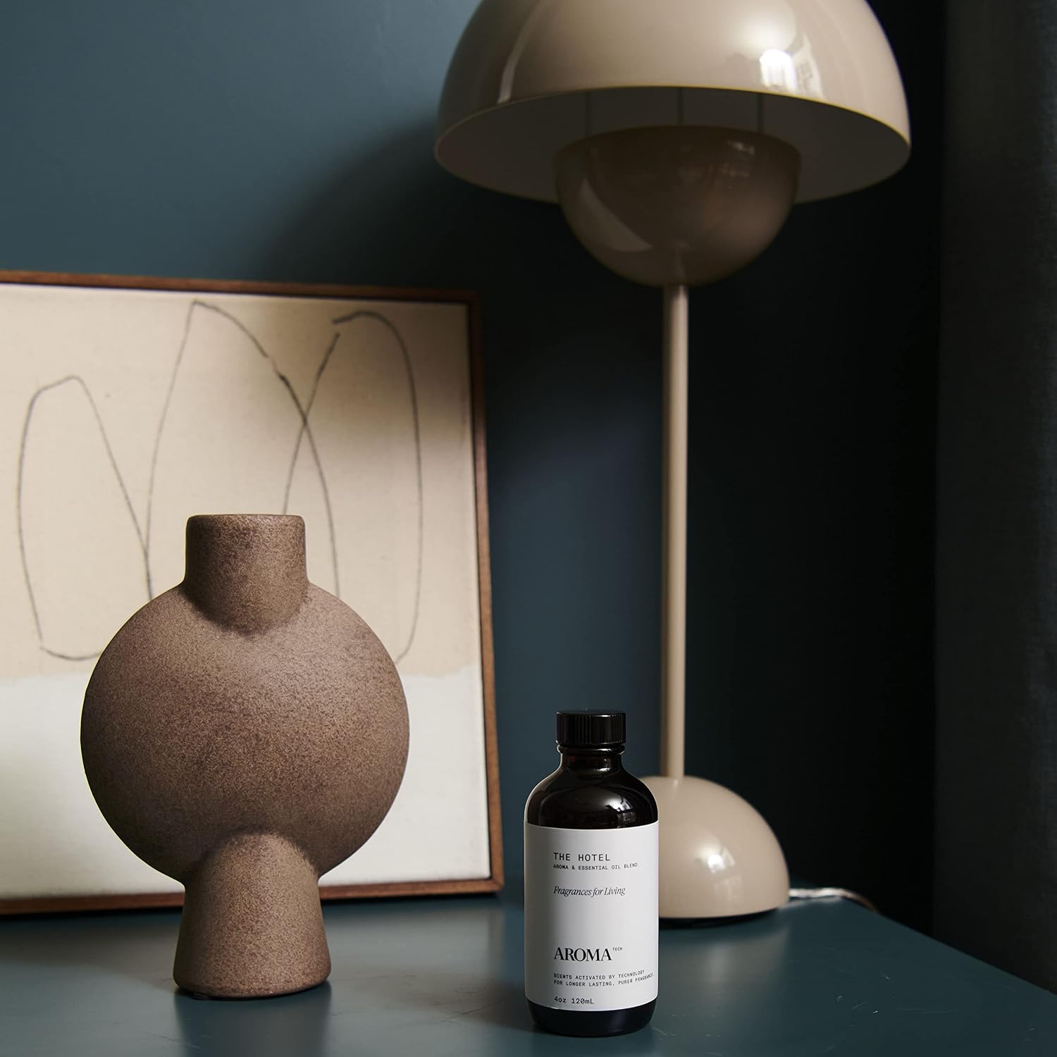 AromaTech Santal & The Hotel Set | Gift Set of Aroma Diffuser Essential Oils Blend of Santal Cardamom, Papyrus, Musk | The Hotel Peach, Red Rose, Pine - 120 Milliliter - Image 7