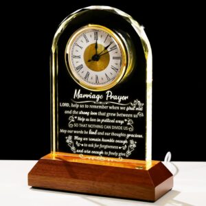 Arikyrist Glass Clock Wedding Gifts...