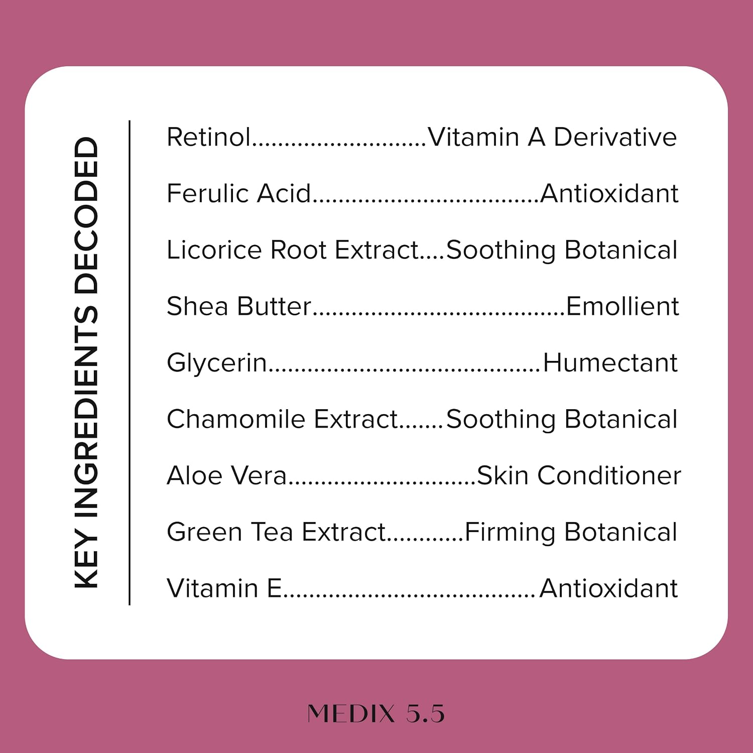 Medix 5.5 Retinol Body Lotion Firming Moisturizer | Crepey Skincare Treatment | Retinol Body Cream | Anti Aging Firming Cream For Women Targets Look Of Crepe Skin, Wrinkles, & Sagging Skin, 15 Fl Oz - Image 4