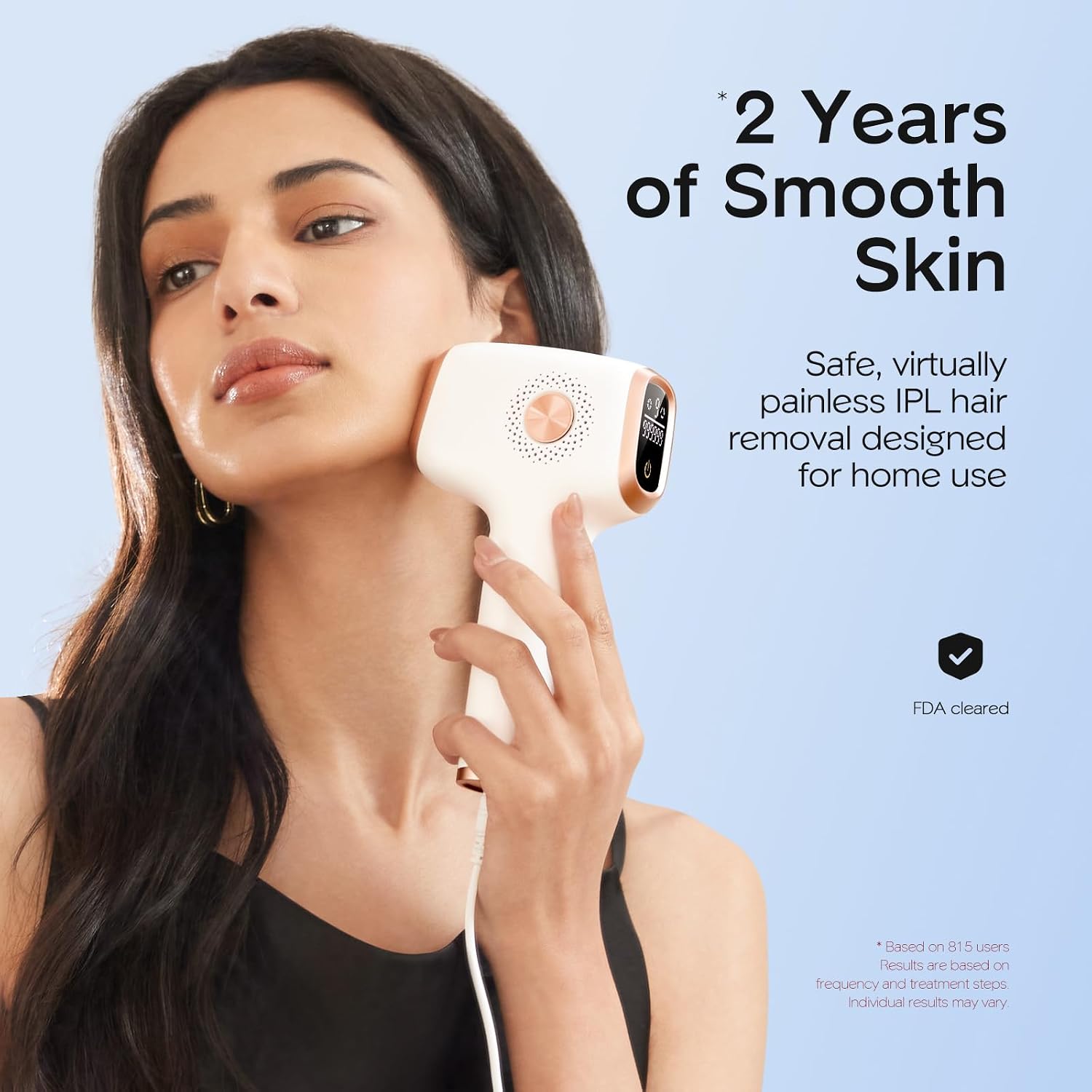 INNZA IPL Hair Removal with Ice Cooling Care Function for Women,Long-Lasting Results,999,999 Flashes Painless Hair Removal, Hair Removal Device for Armpits Legs Arms Bikini Line - Image 2