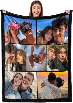 Ultragifta Custom Photo Blanket wit...