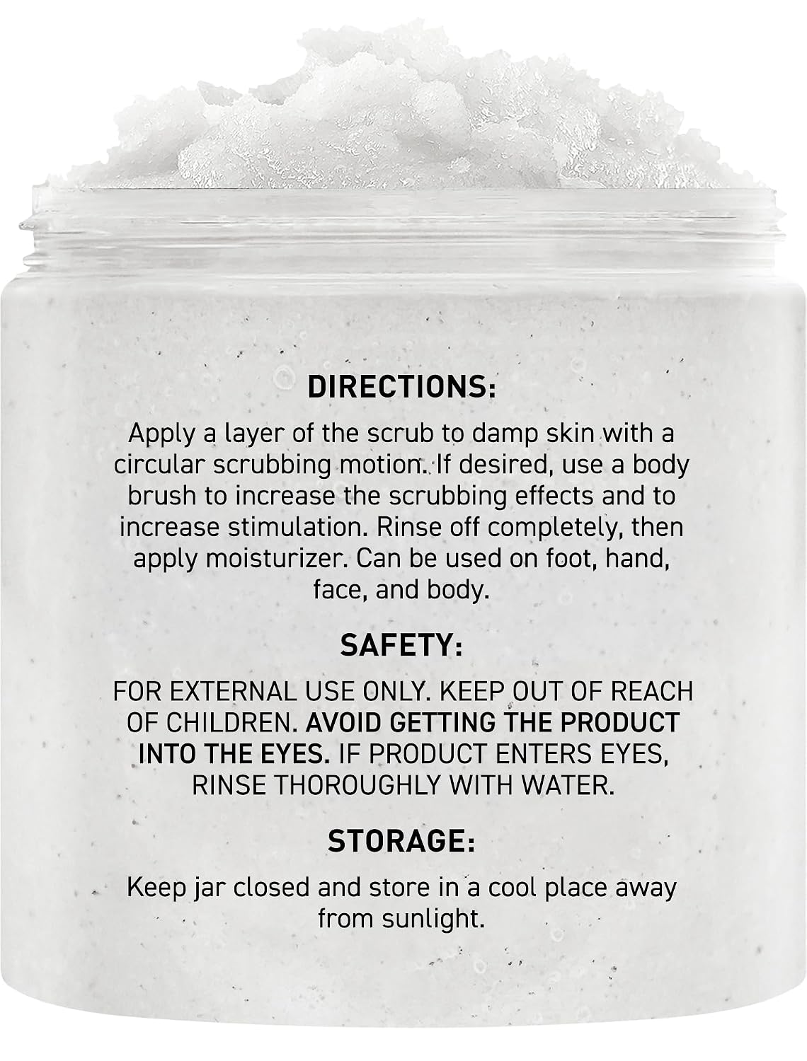 Brooklyn Botany Coconut Milk Body Scrub - Moisturizing and Exfoliating Body, Face, Hand, Foot Scrub - Fights Stretch Marks, Fine Lines, Wrinkles - Great Gifts for Women & Men - 10 oz - Image 2