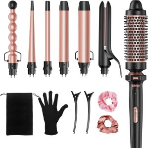Ufree 7-in-1 Curling Iron Set with ...