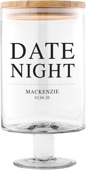 WEDDINGSTAR Personalized Glass Wedd...