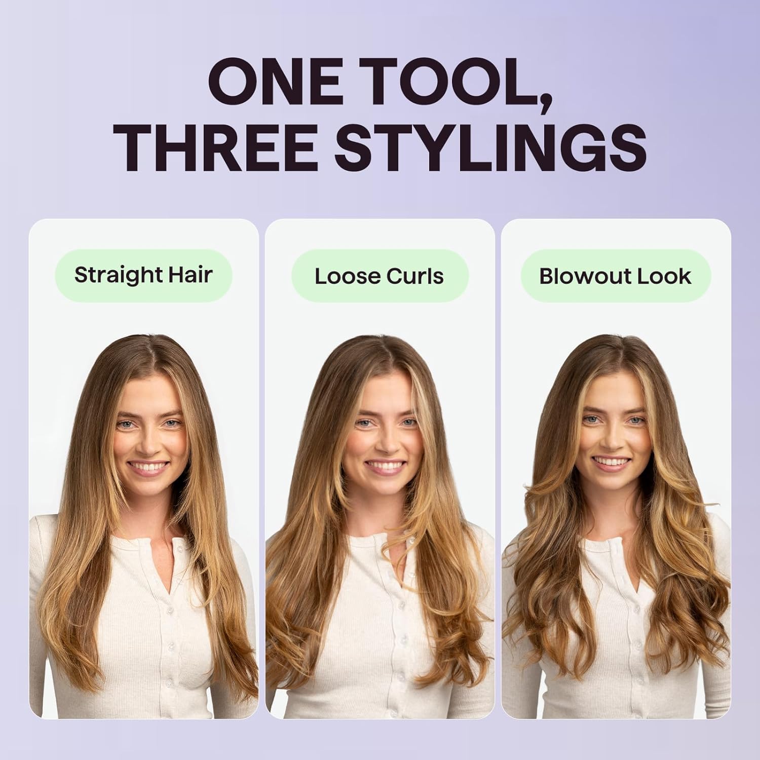 Wavytalk Thermal Brush Blowout Express 1.5" Ionic Heat Round Brush | Creates Smooth Shiny Blowout Look, Salon Blowouts, 3 Temp Settings Dual Voltage, Easy to Use Reduces Frizz, Rose Gold - Image 6
