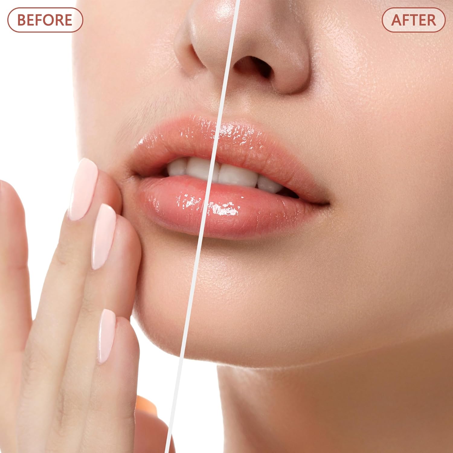 Facial Hair Remover for Women - as Seen on TV Painless Face Shaver - Electric Hair Removal Device for Face Lips Peach Fuzz with Light (Rose Gold) - Image 3