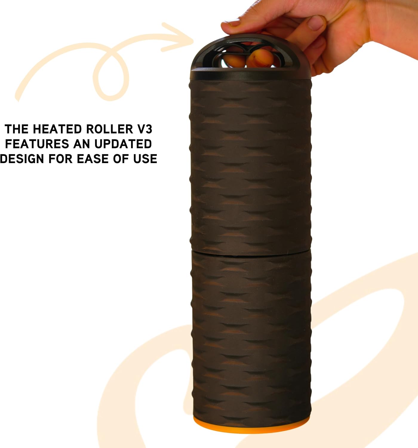 MojiHeat Roller V3, Heated Roller for Back & Neck Pain, Great Replacement for Your Traditional Foam Roller, Firm for Deep Tissue Massage, Physical Therapy, Exercise Recovery, Microwavable - Image 3