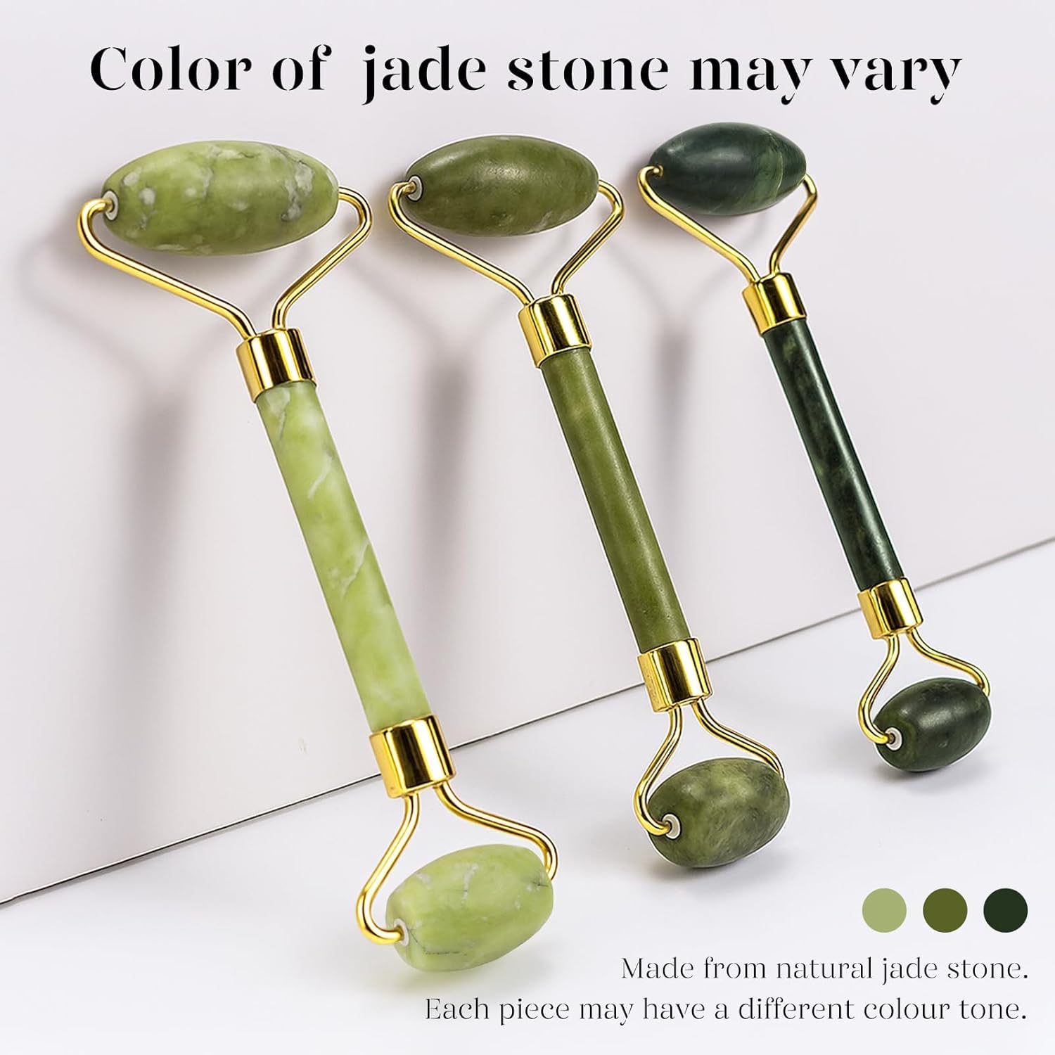 BAIMEI IcyMe Gua Sha & Jade Roller Set for Facial Sculpting and Relaxation | Cooling Face Roller & Guasha Tool for Face Depuffing & Jawline Definition, Beauty Skin Care Tool Gifts for Women–Green - Image 9