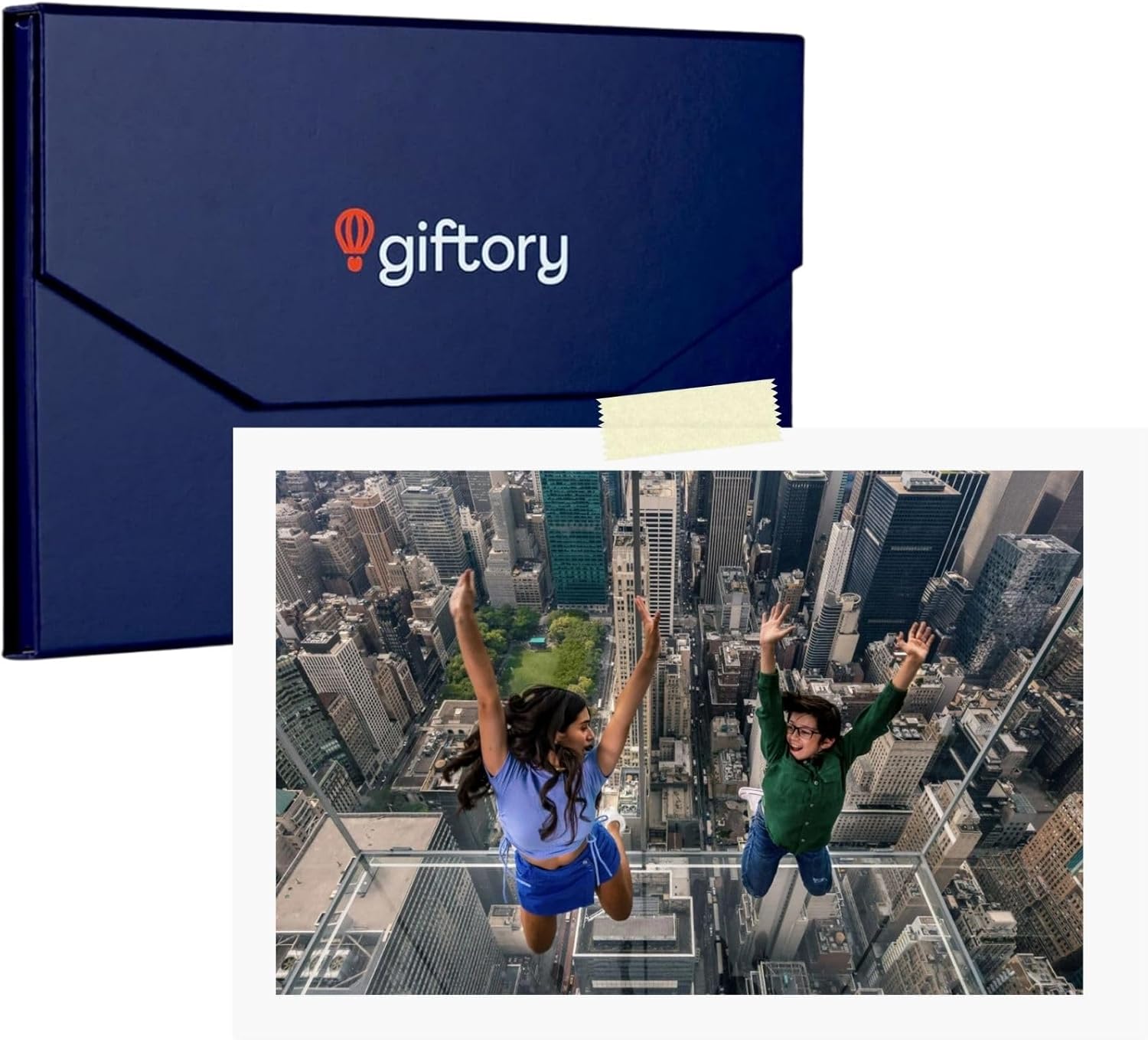 Giftory Summit One Vanderbilt NYC Experience Gift for Two, Date Night Idea | Manhattan Skyline Observation Deck, No Expiration Voucher, Anniversary, Wedding, Birthday Gift Box
