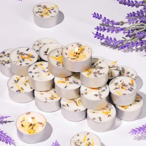 48 Pcs Lavender Scented Tealight Ca...