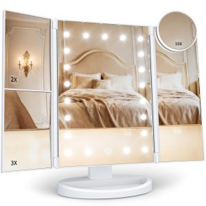 HUONUL 2X/3X/10X Magnifying Vanity ...