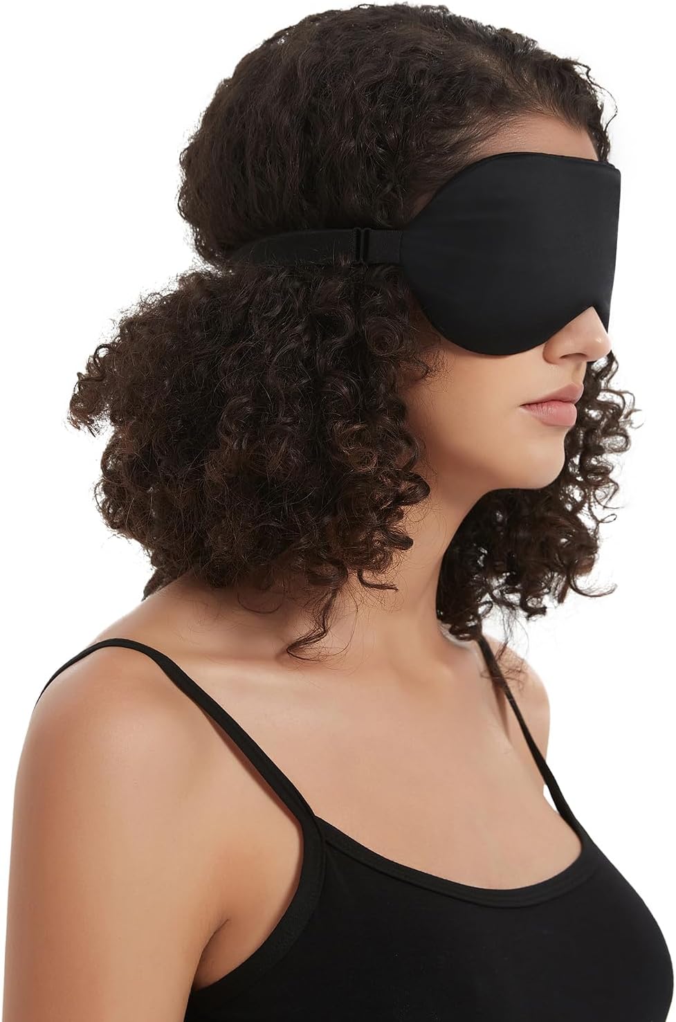 Alaska Bear Sleep Mask Silk Eye Cover with Shaped Pad, Machine Washable | Pressure-free Sleeping, Foam Insert, Upgrade Contour Over Conventional Flat Satin Eye Masks - Image 5